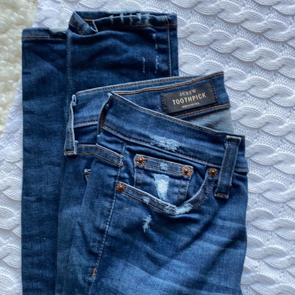 J.Crew distressed toothpick jeans - Picture 6 of 6
